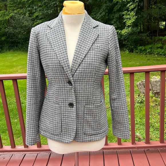 Everlane The wool academy houndstooth jacket  SZ 2.